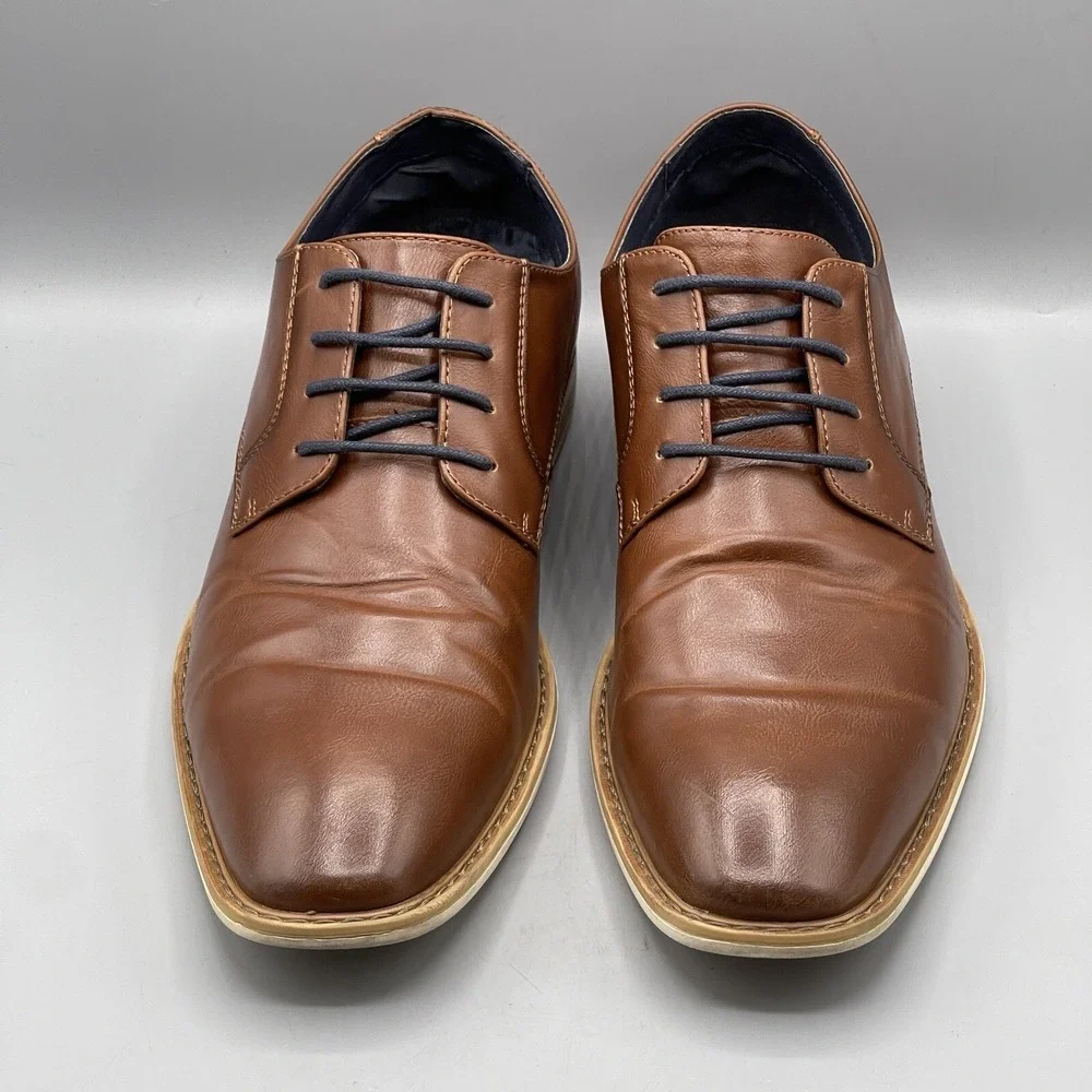 Men's Dress Shoes Size 11 Brown‎ Comfort Freeman Vance City Smart